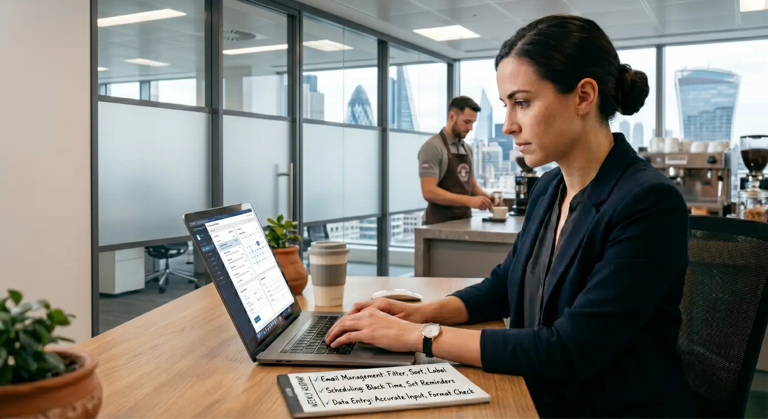 Learning core virtual assistant skills like email management and scheduling