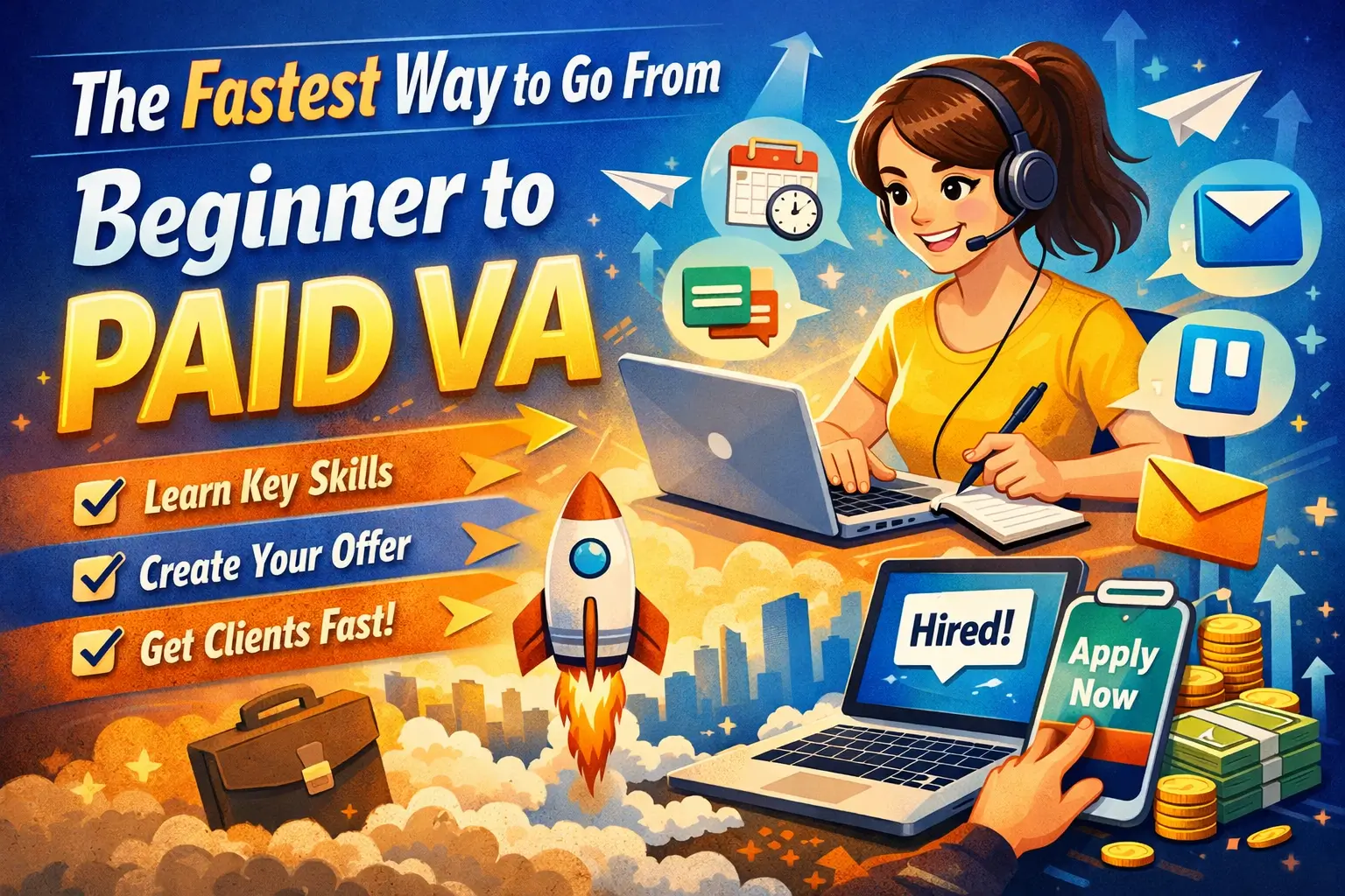The fastest way to go from beginner to paid VA