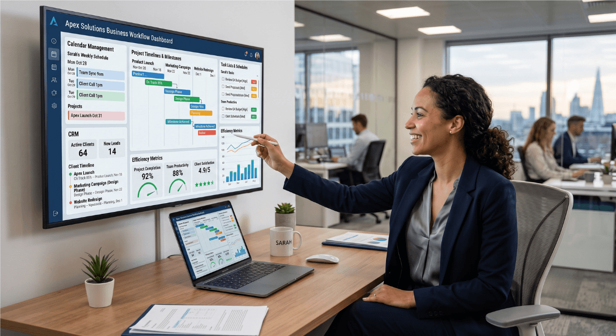 Organized business systems improving consistency through virtual assistant support